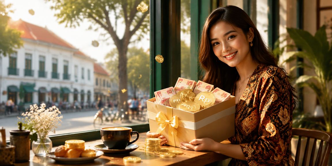 Suasana santai pengguna mengakses platform taruhan sambil menikmati kopi